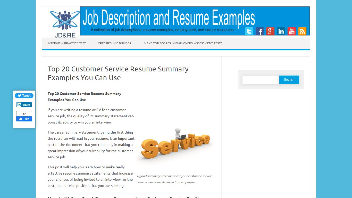 Top 20 Customer Service Resume Summary Examples You Can Use